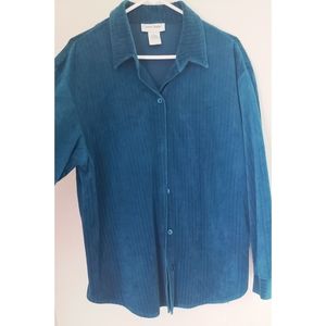 Vintage Teal Button Down